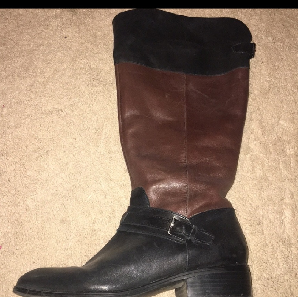 Calvin Klein wide calf boots